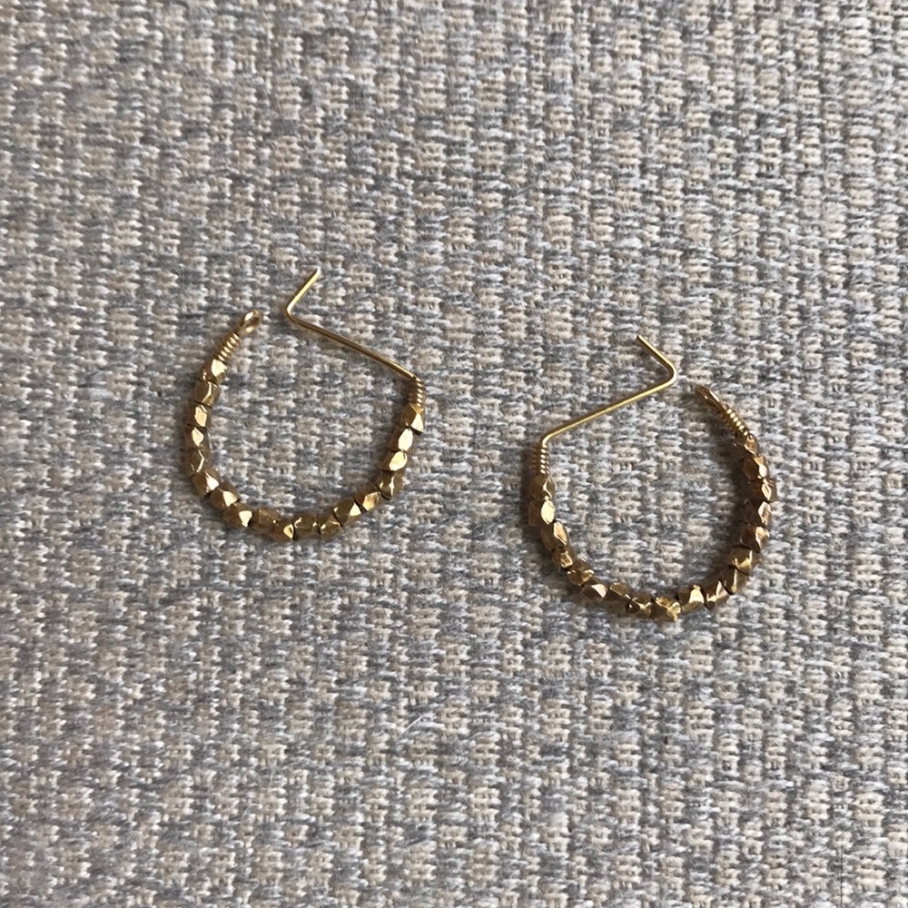 Satya Jewelry gold hoop earrings